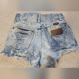 Girls Size 12 Slim Custom Wrangler Denim Cut Off Shorts